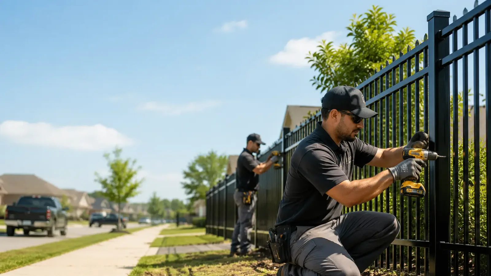 Metal Fence Installation in Jackson, PA